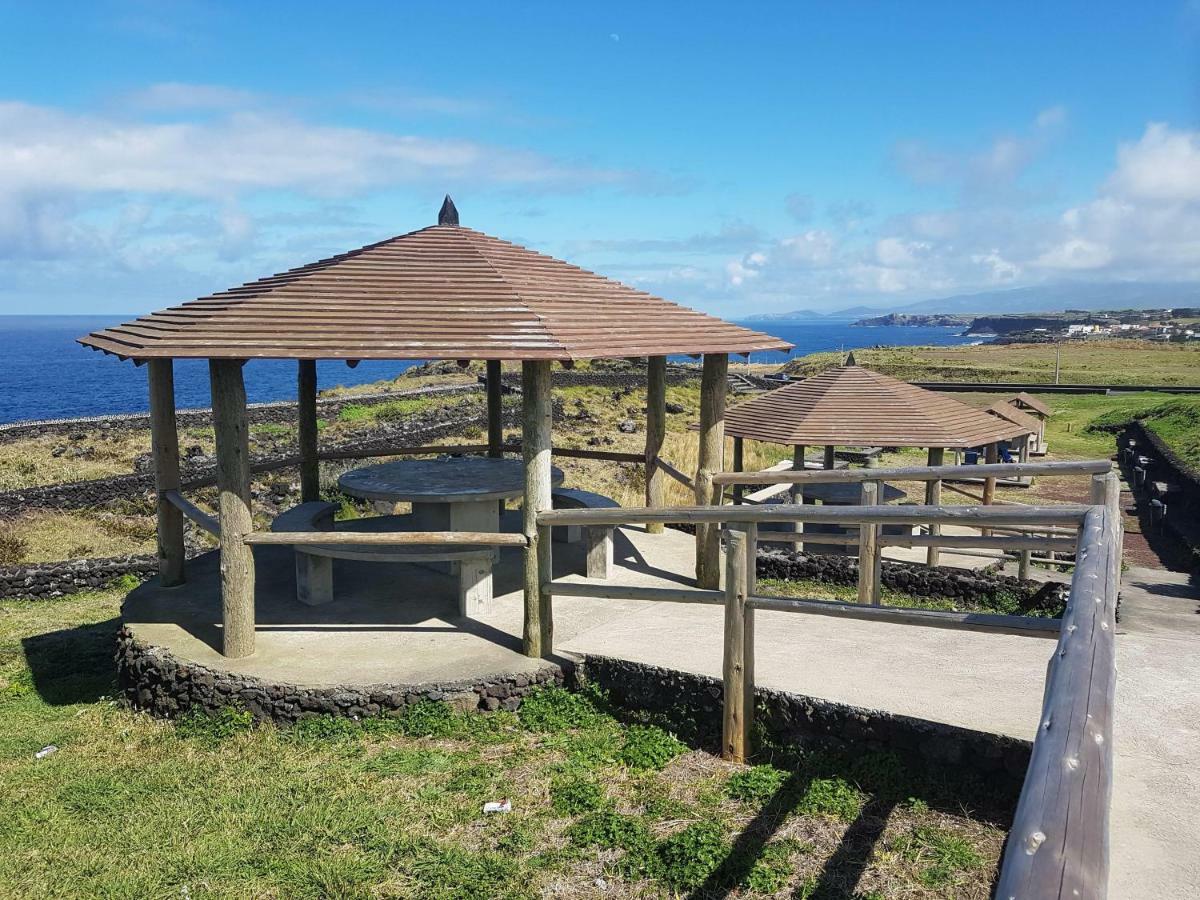 Seaside Azores Villa With Natural Pool, Terrace & Barbecue Capelas Exterior photo